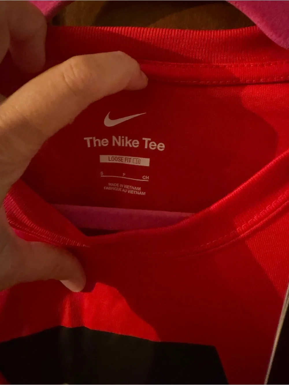Nike mean red 'Freak' Long-Sleeve Graphic Tee